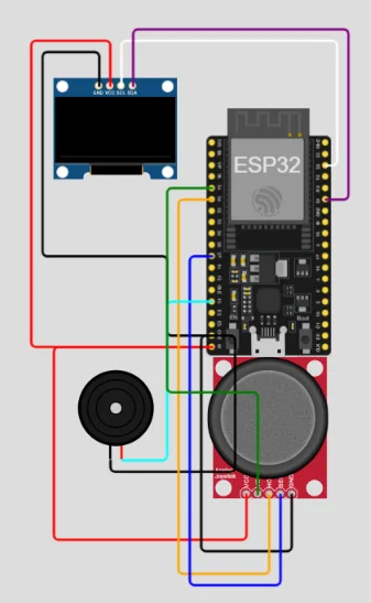 ESP32 OLED Wiring